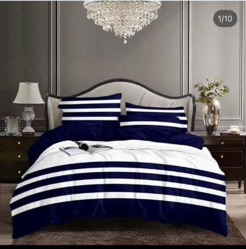 Modern Black & White Striped Bedding