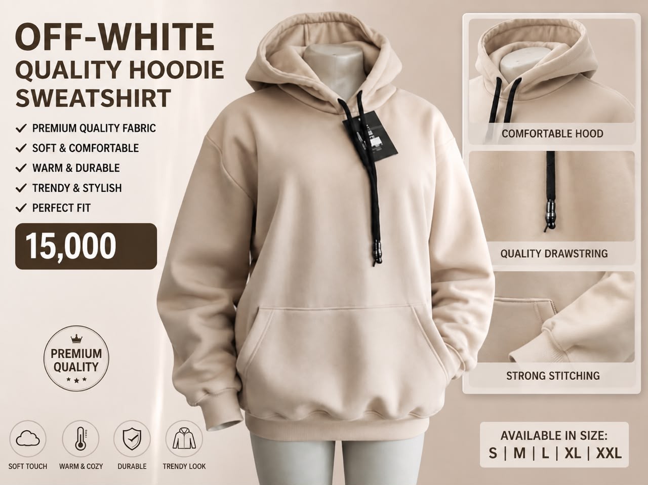 OFF-WHITE SWEAT SHIRT