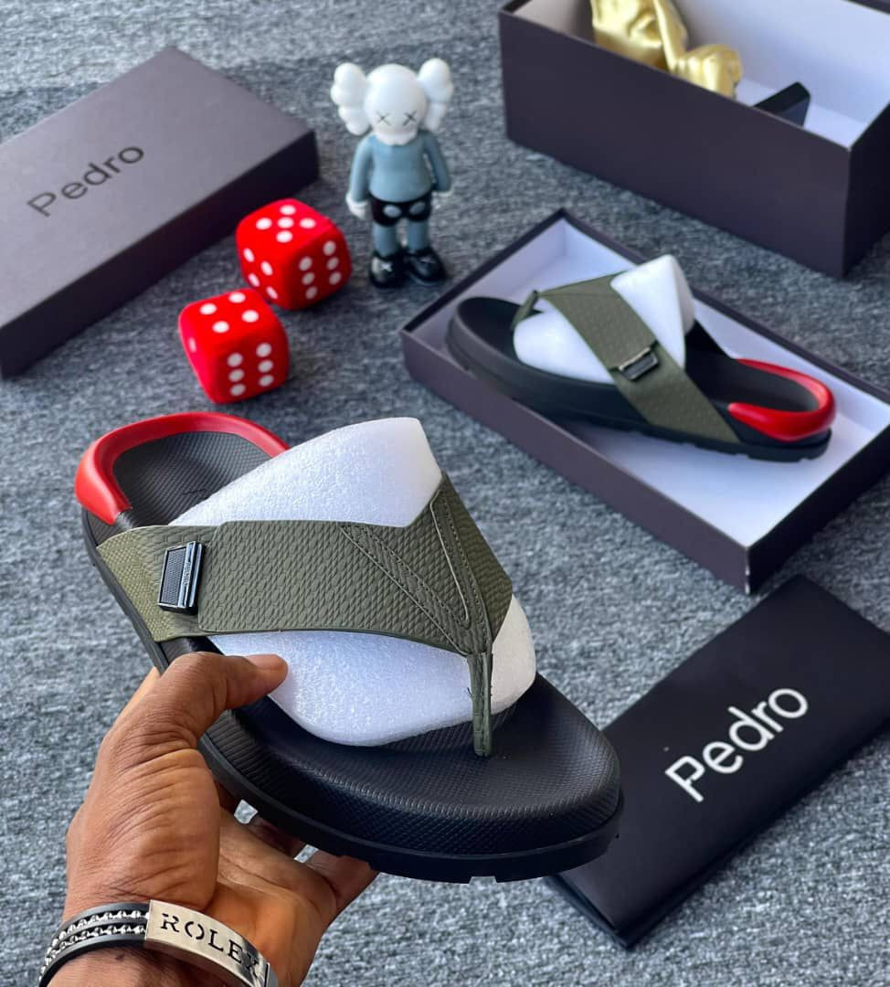 "Pedro" Branded Comfort Sandals