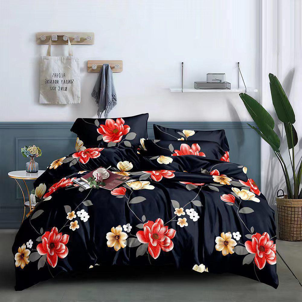 Elegant Floral Pattern Bed Sheet Set